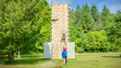 Image 1- climbing wall